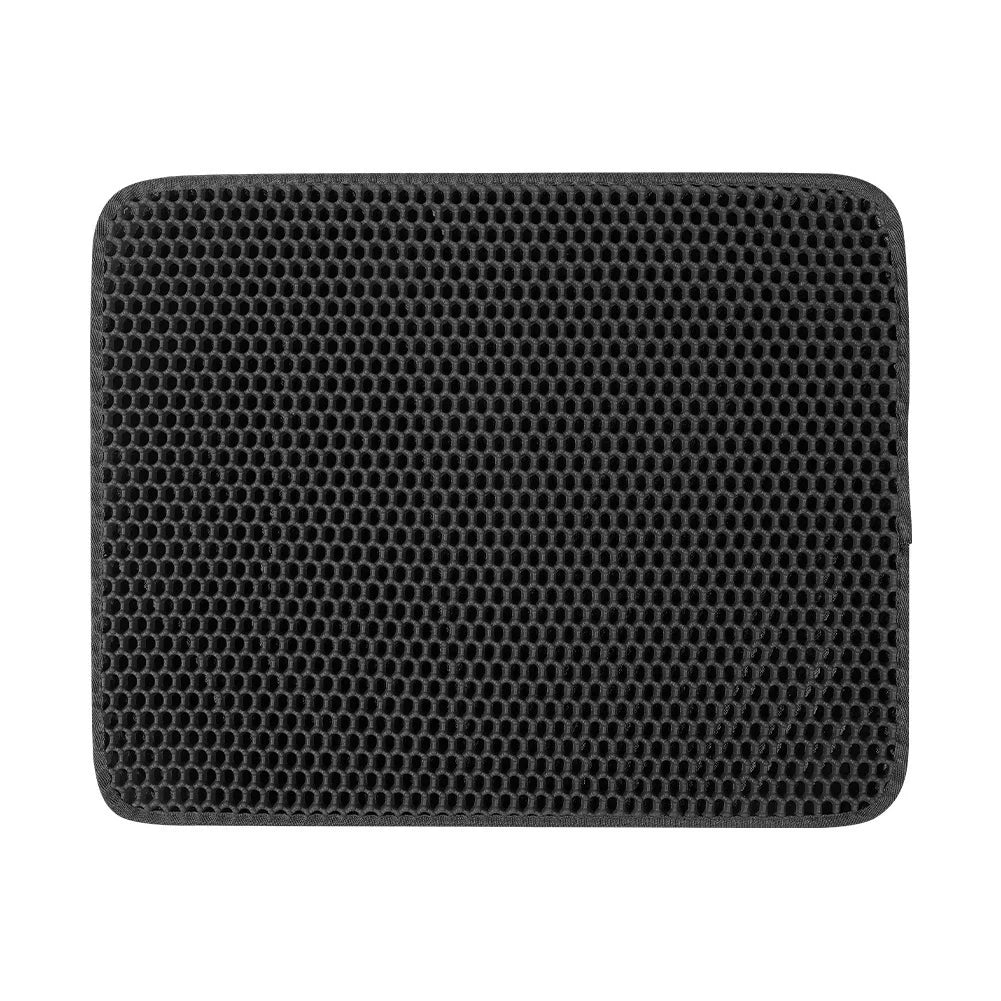 Black Cat litter mat