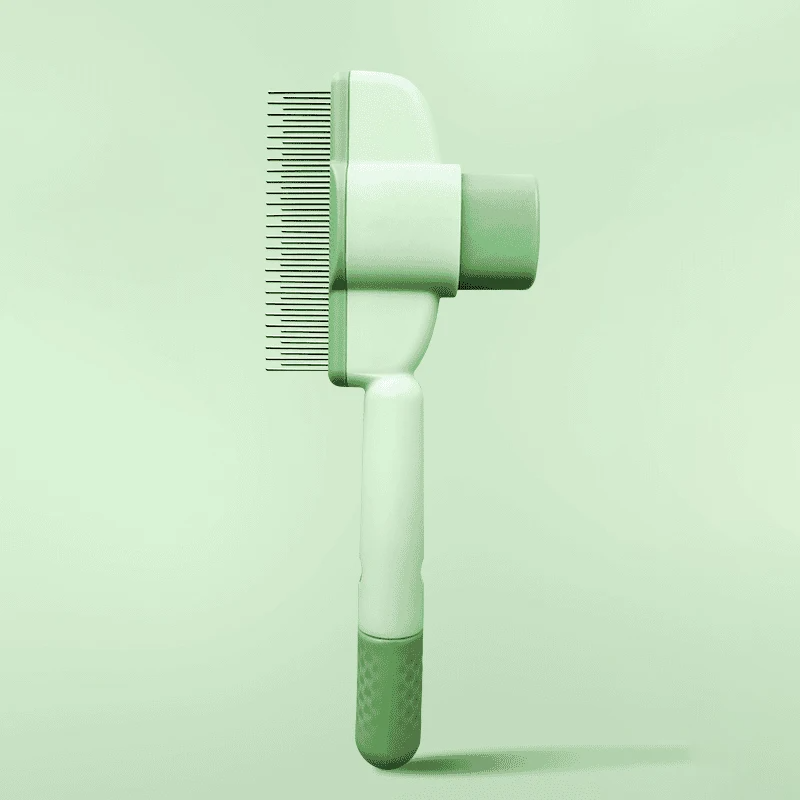 Cat Detangling Brush with one-click self-cleaning button