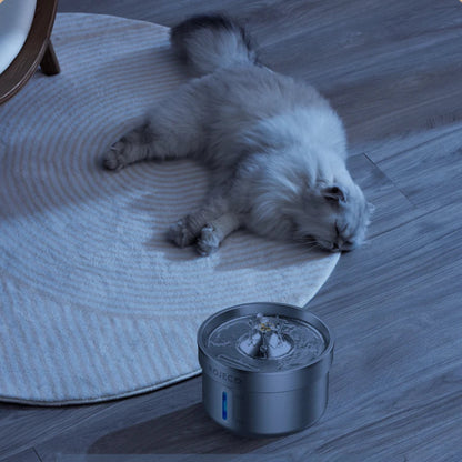 Automatic stainless steel cat water fountain quiet pump